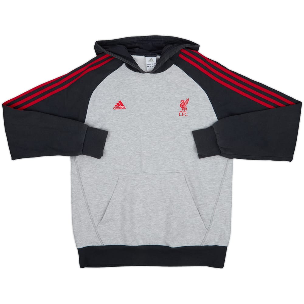 2011-12 Liverpool adidas Hooded Sweat Top - 8/10 - (M)