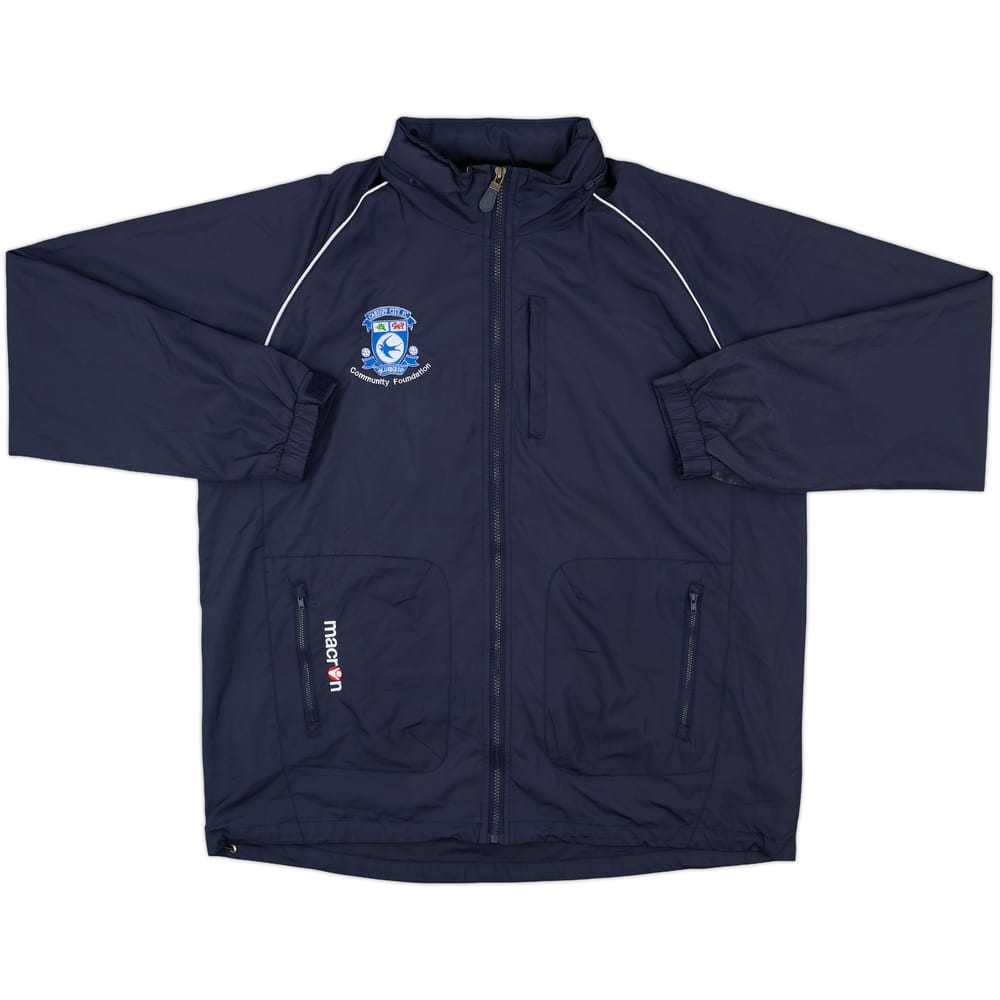 2008-09 Cardiff Community Foundation Macron Hooded Rain Jacket - 10/10 - (XL)