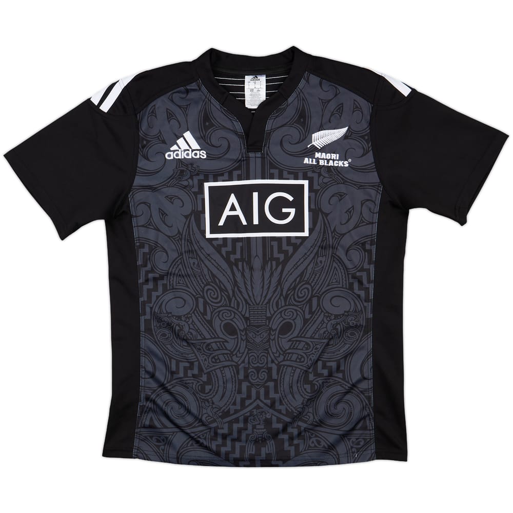 2014-15 New Zealand Rugby Home Shirt - 9/10 - (L)