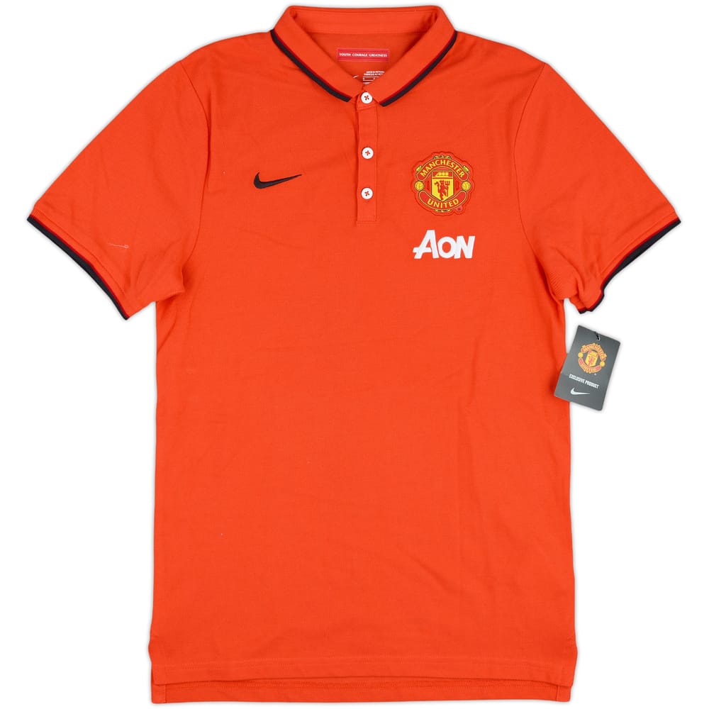 2014-15 Manchester United Nike Polo Shirt (S)