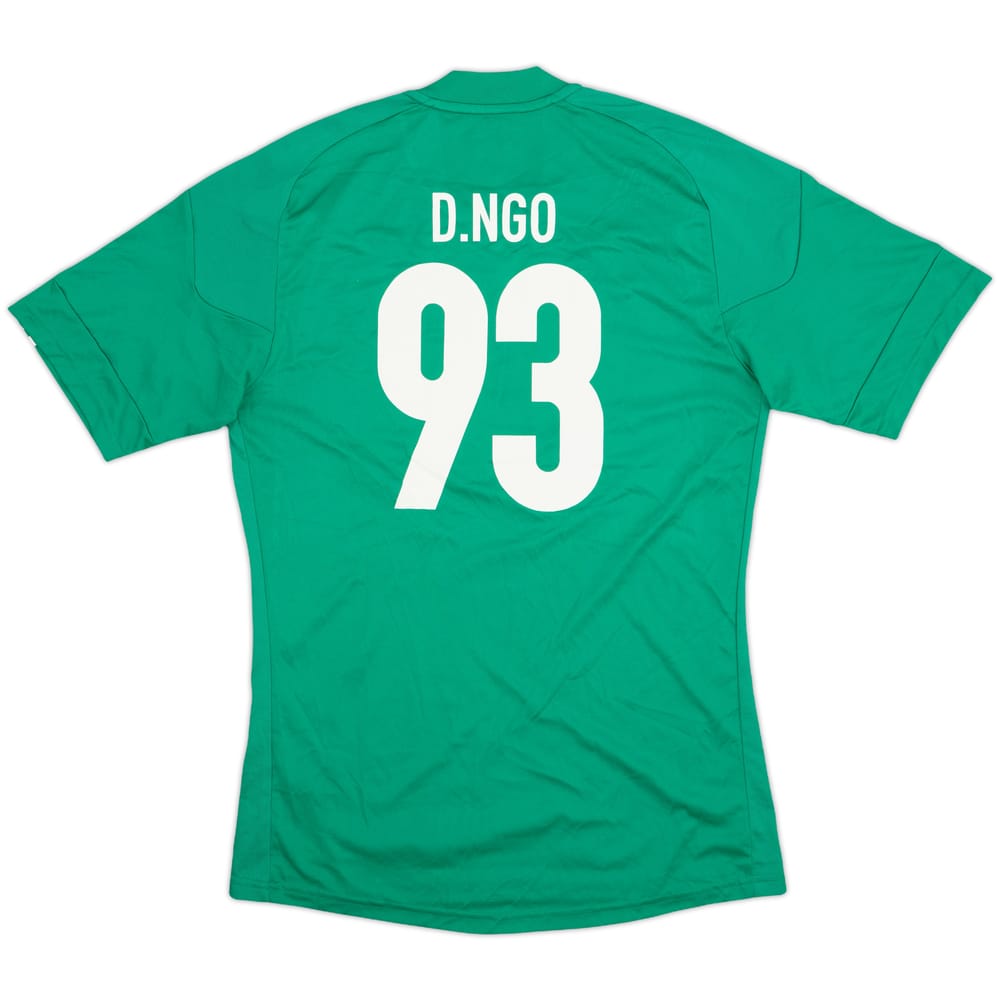 2010-11 adidas Template Shirt D.Ngo #93 - 9/10 - (S)