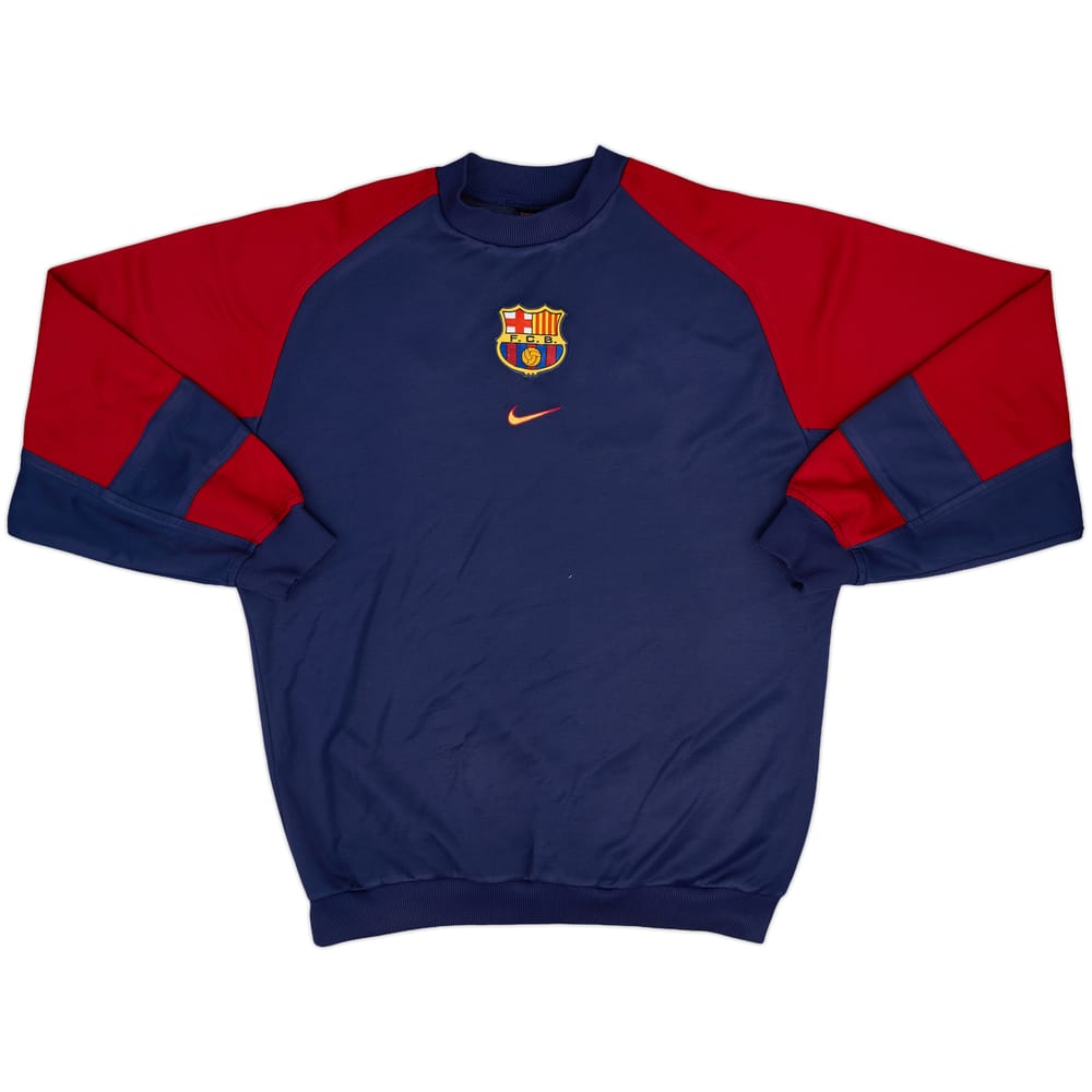 1999-00 Barcelona Nike Sweat Top - 8/10 - (M)