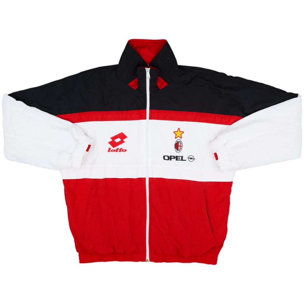 1995-96 AC Milan Lotto Track Jacket - 8/10 - (L)