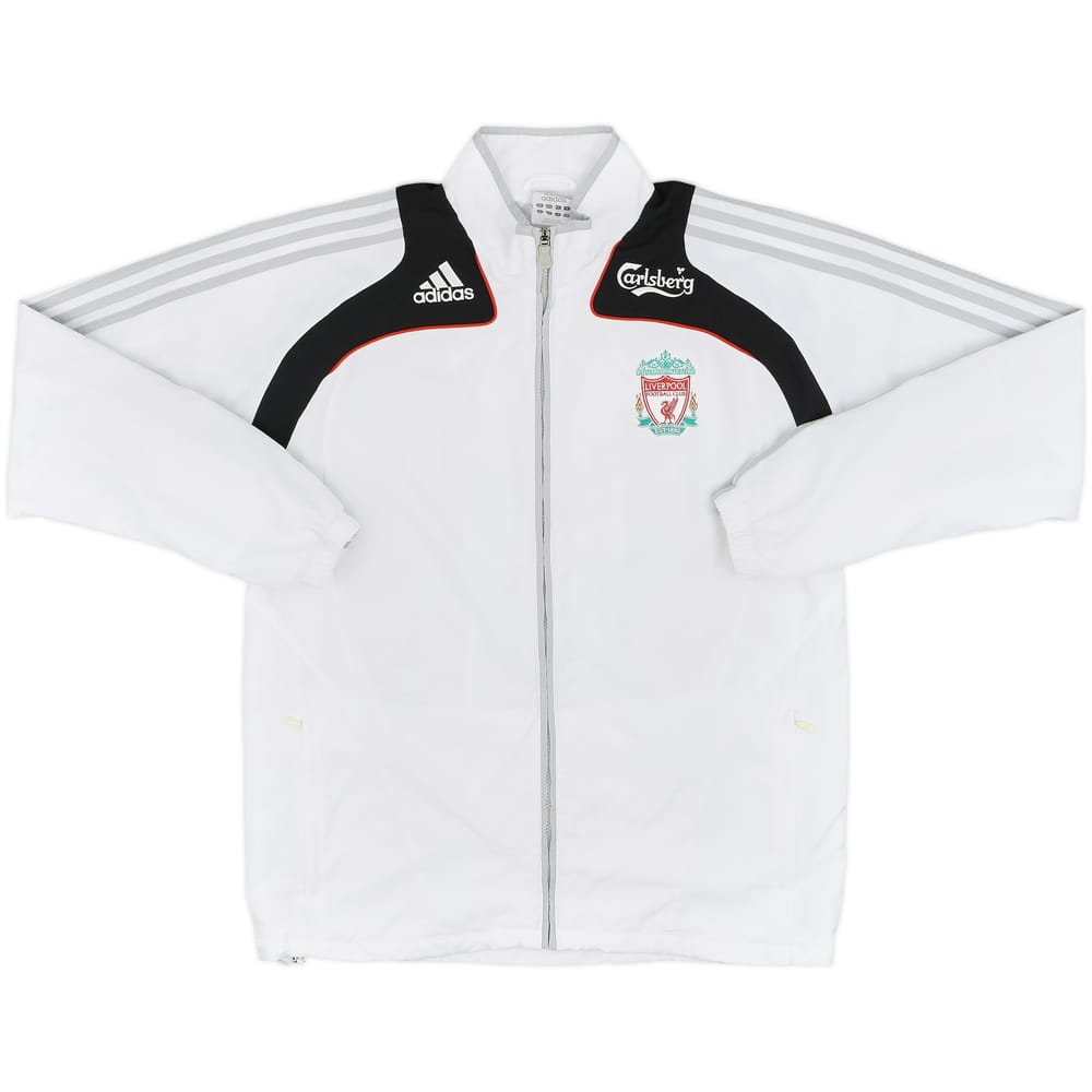 2008-09 Liverpool adidas Track Jacket - 9/10 - (L)