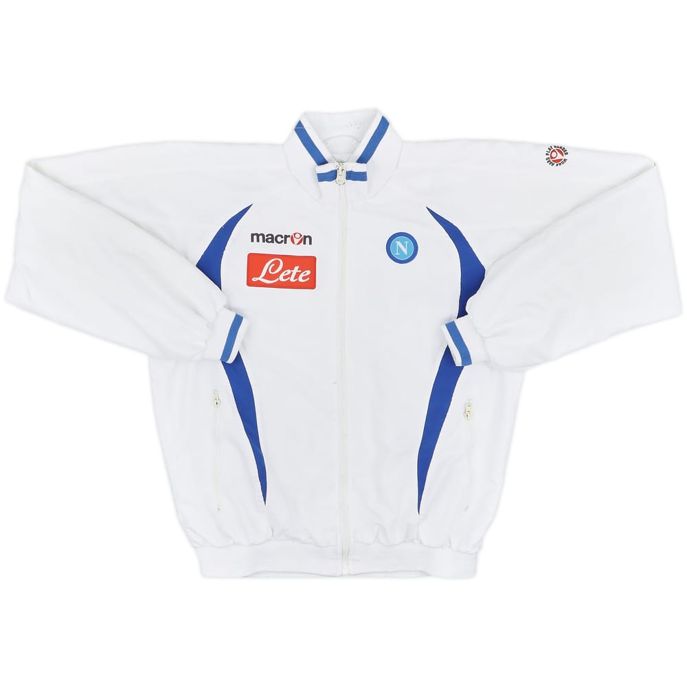 2009-10 Napoli Macron Track Jacket - 7/10 - (L.Boys)