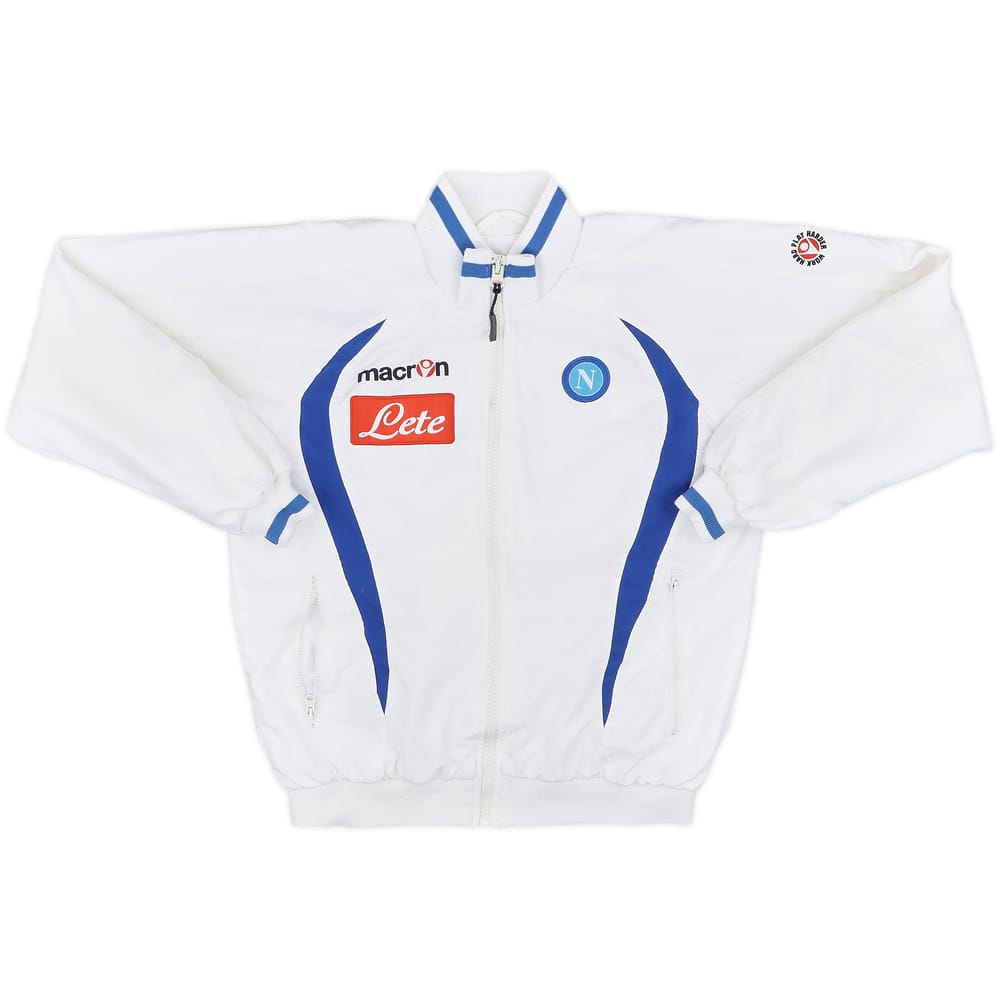2009-10 Napoli Macron Track Jacket - 8/10 - (M.Boys)