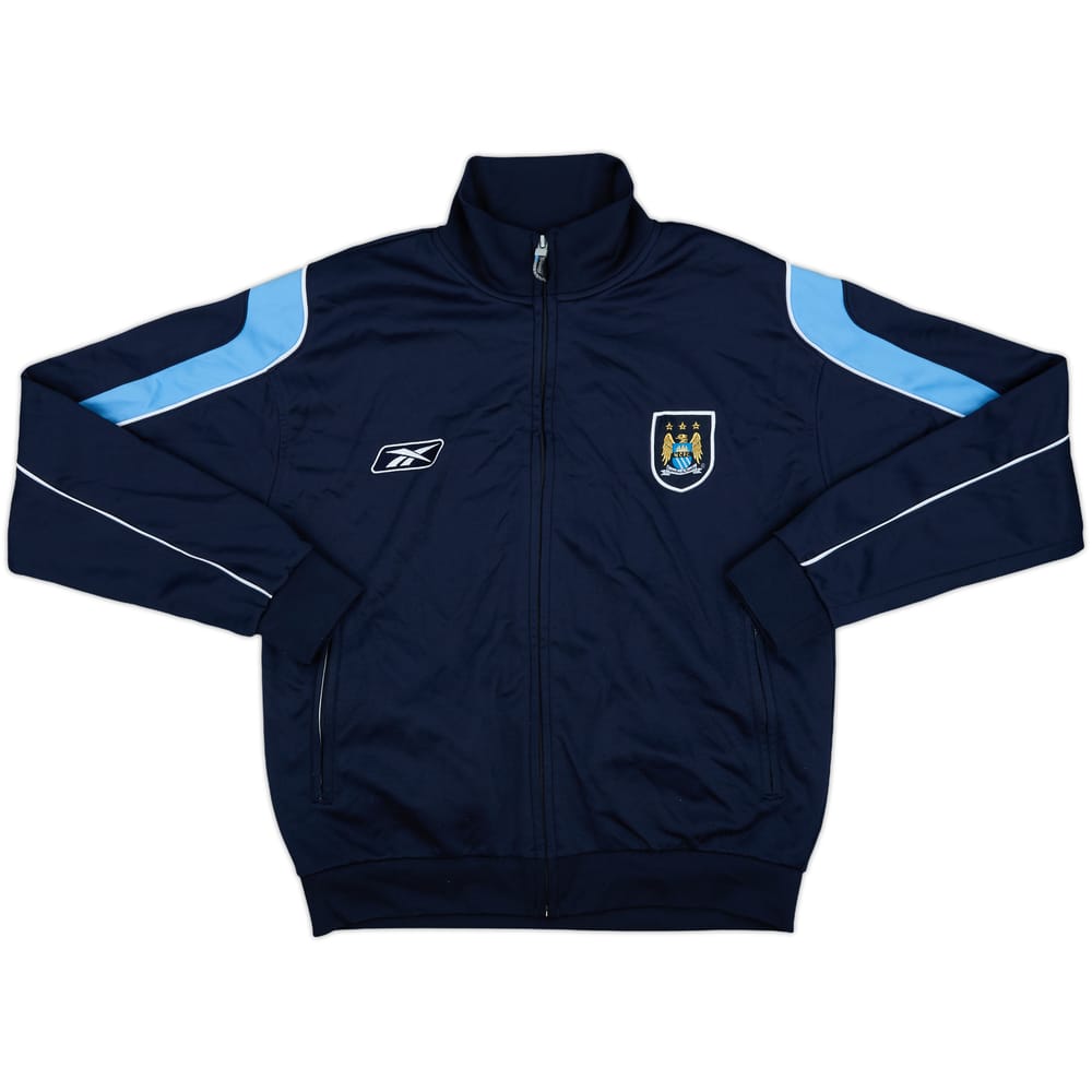 2003-04 Manchester City Reebok Track Jacket - 8/10 - (L)