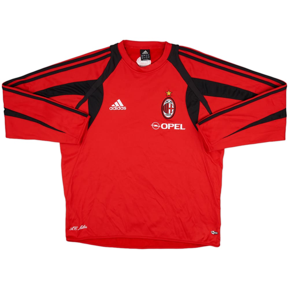 2002-03 AC Milan adidas Sweat Top - 8/10 - (L)
