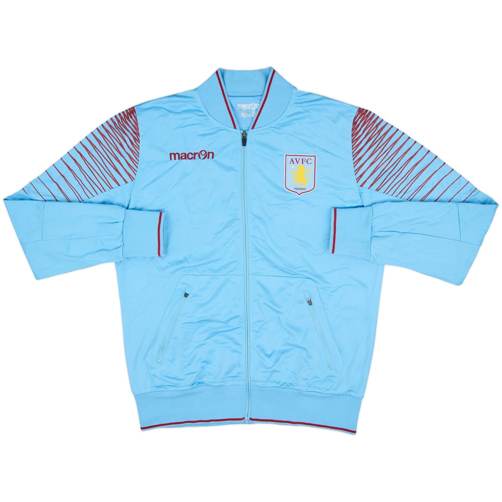 2014-15 Aston Villa Macron Track Jacket - 8/10 - (XL)