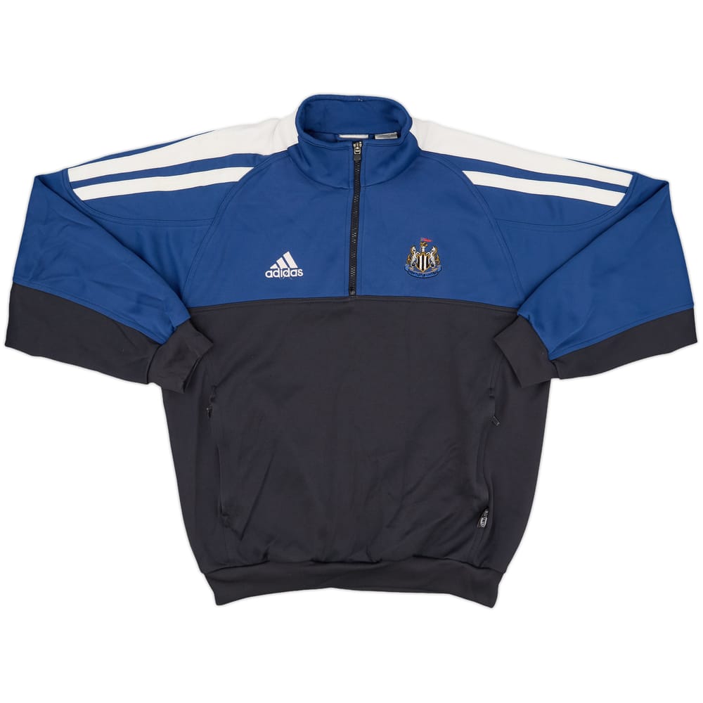 2001-02 Newcastle United adidas 1/4 Zip Training Top - 8/10 - (L)