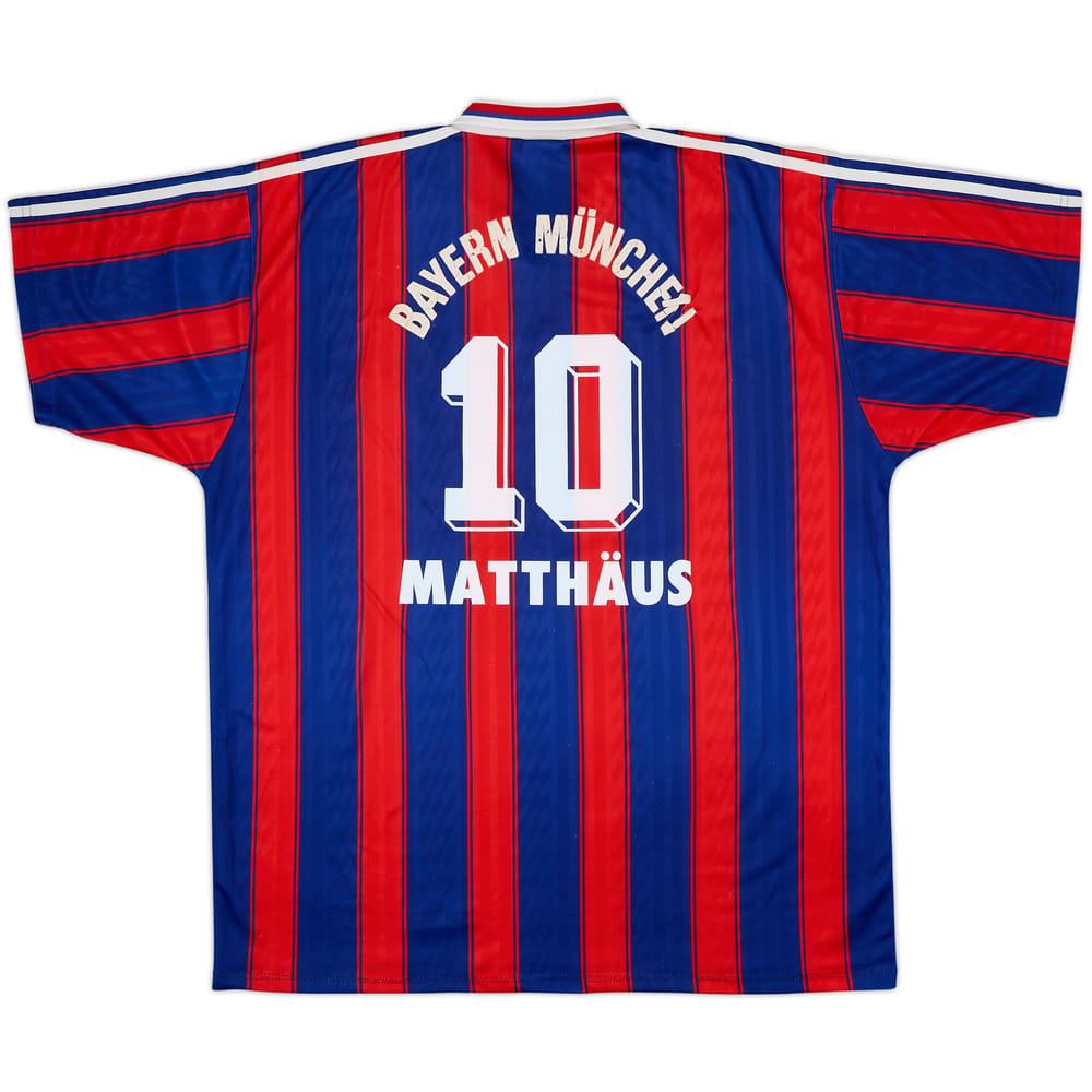 1995-97 Bayern Munich Home Shirt Matthaus #10 - 5/10 - (XXL)