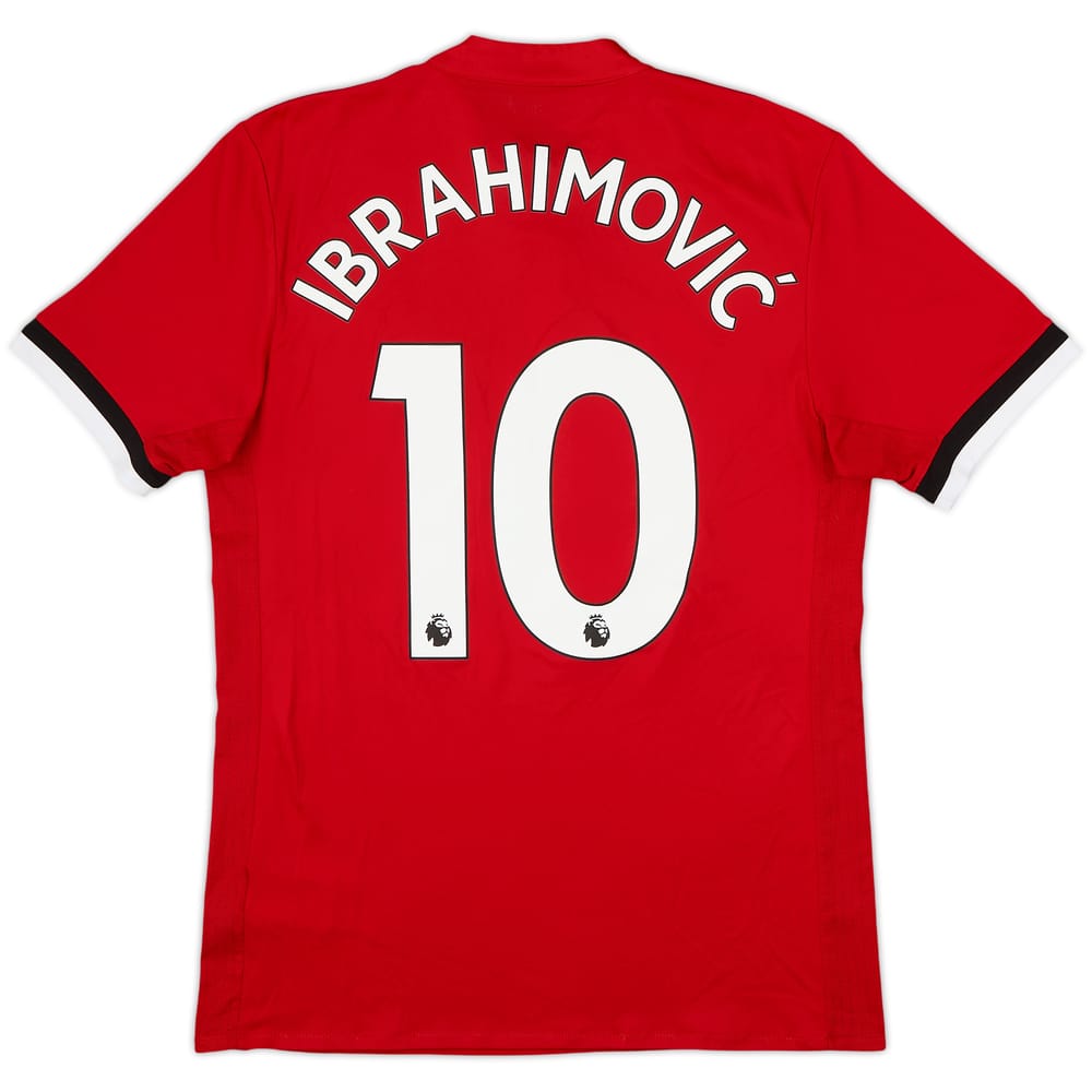 2017-18 Manchester United Home Shirt Ibrahimovic #10 - 8/10 - (S)