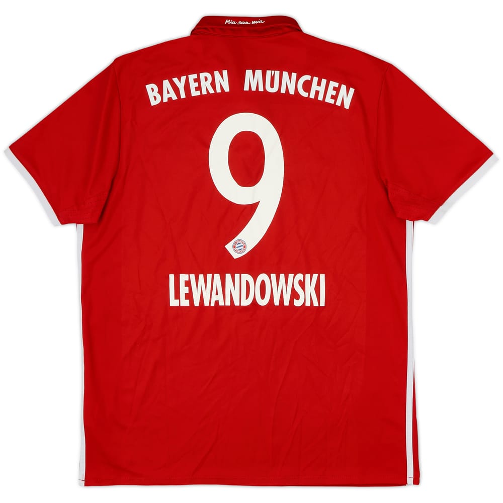 2016-17 Bayern Munich Home Shirt Lewandowski #9 - 7/10 - (L)