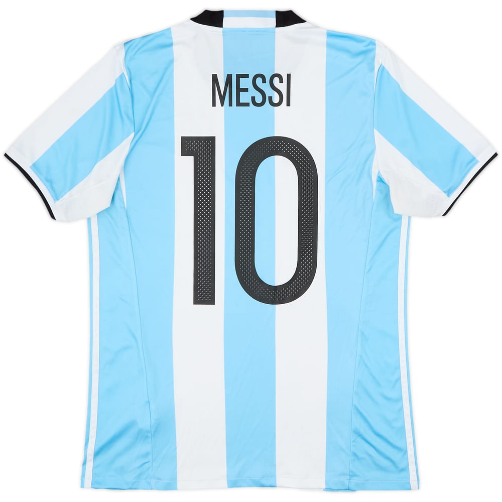 2016-17 Argentina Home Shirt Messi #10 - 7/10 - (M)