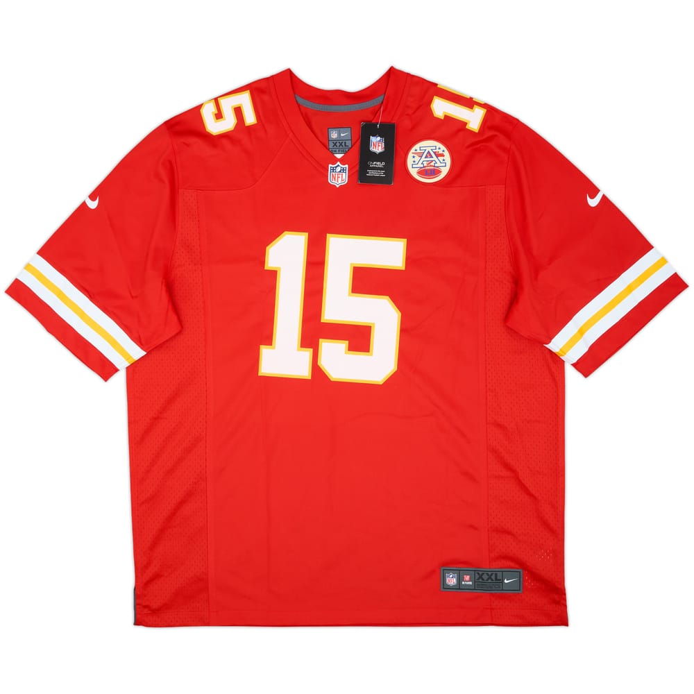 2017-25 Kansas City Chiefs Mahomes #15 Nike Game Home Jersey (XXL)