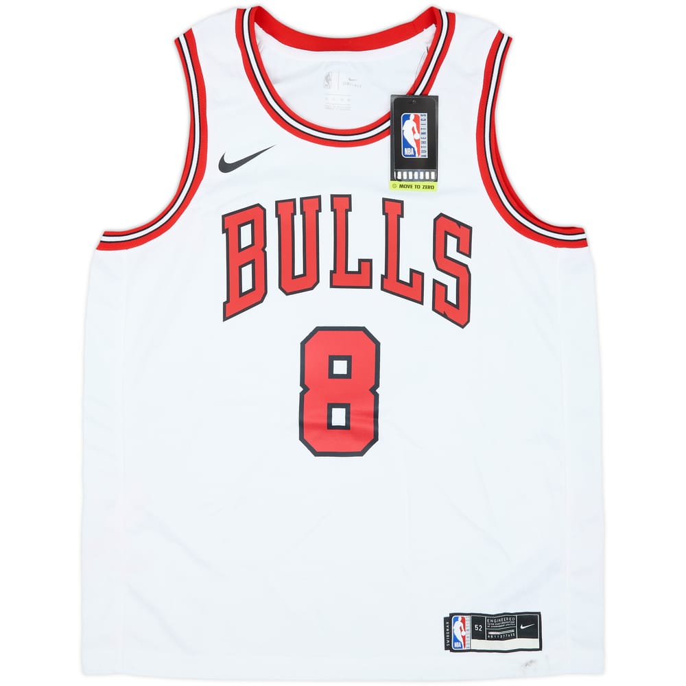 2017-25 Chicago Bulls Lavine #8 Nike Swingman Home Jersey (XL)