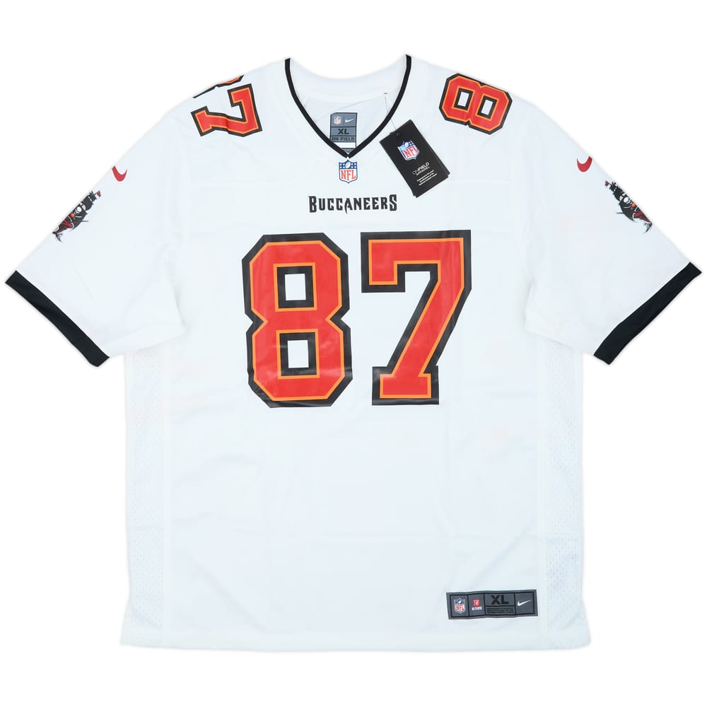 2020-21 Tampa Bay Buccaneers Gronkowski #87 Nike Game Away Jersey (XL)