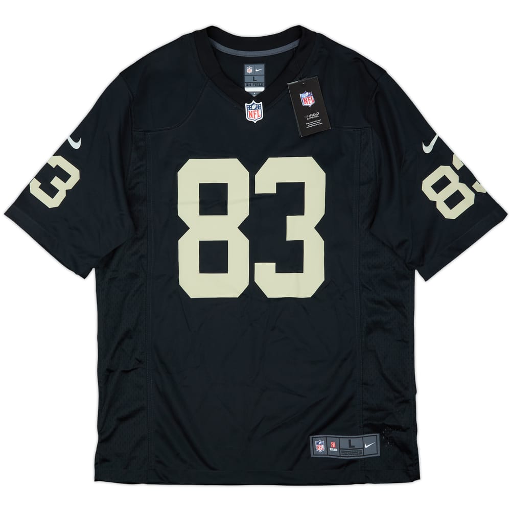 2020-22 Las Vegas Raiders Waller #83 Nike Game Home Jersey (L)
