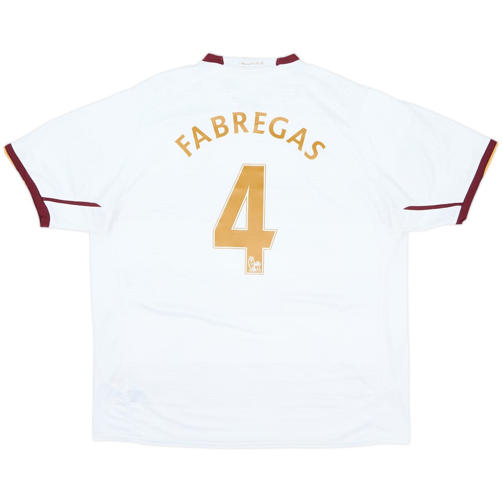 2007-08 Arsenal Away Shirt Fabregas #4 - 6/10 - (XXL)