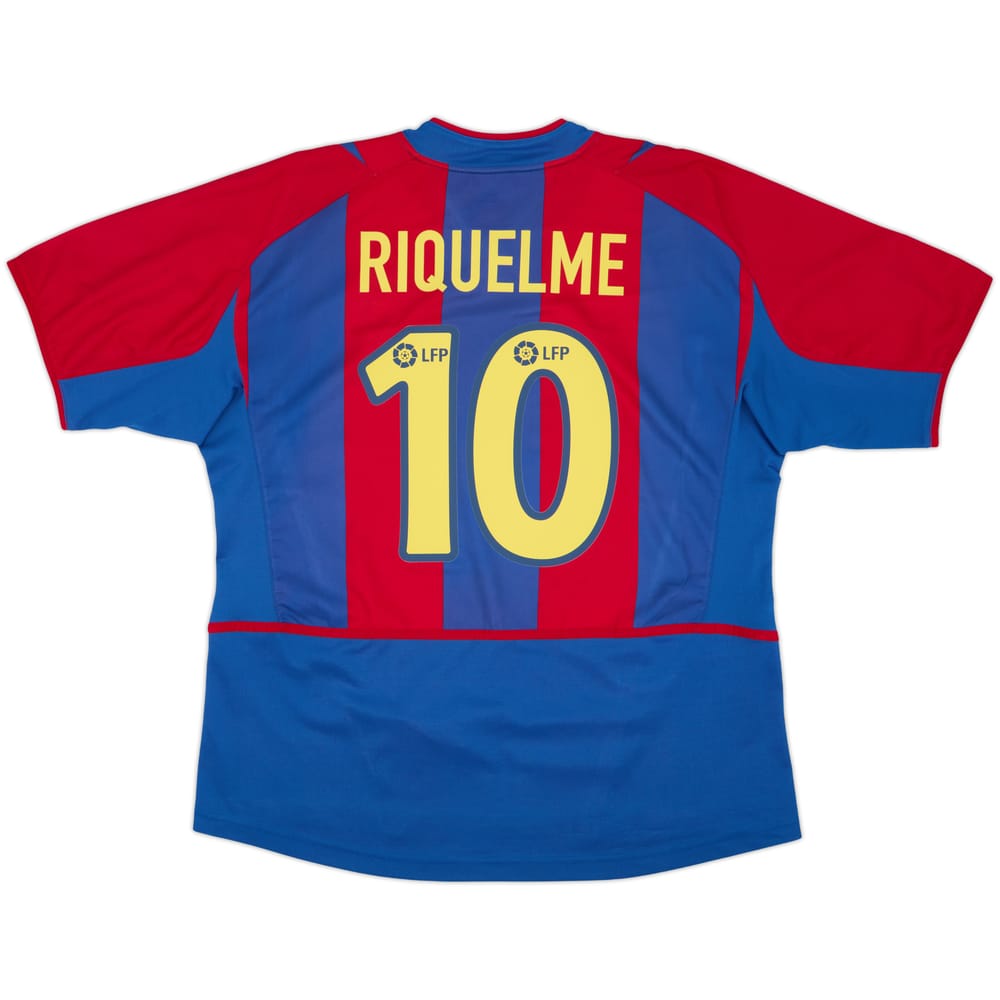 2002-03 Barcelona Camiseta de Local Riquelme #10 - 8/10 - (L)