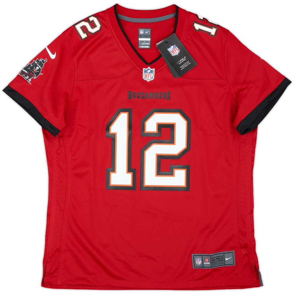 2020-22 Tampa Bay Buccaneers Brady #12 Nike Game Home Jersey Womens (XL)