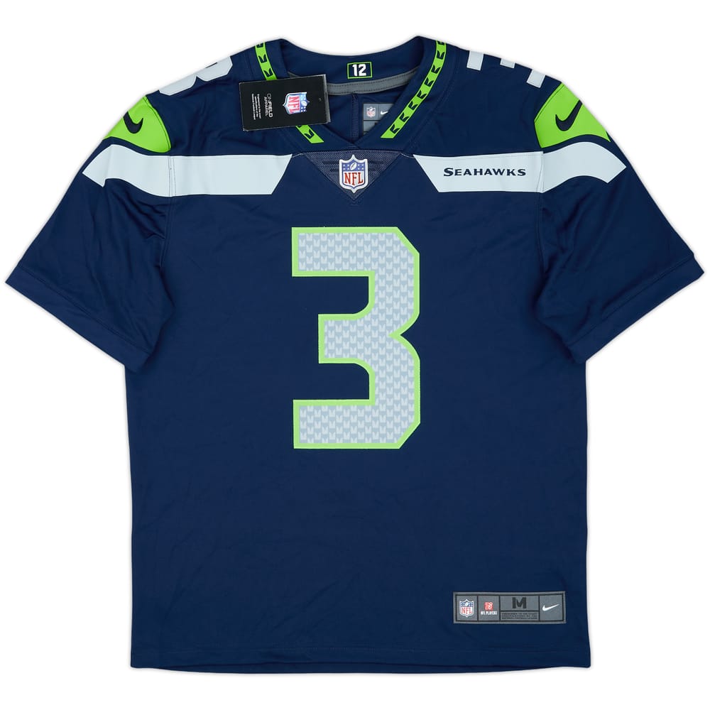 2017-21 Seattle Seahawks Wilson #3 Nike Limited Home Jersey (M)