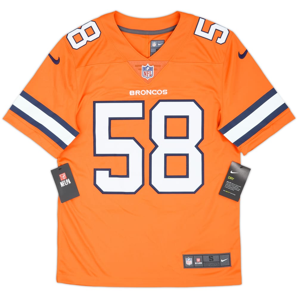 2016-21 Denver Broncos Miller #58 Nike Limited Alternate Jersey (S)