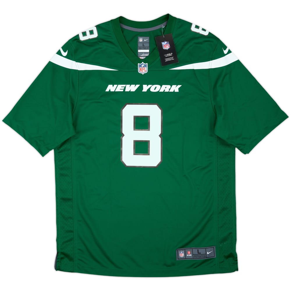 2021-22 New York Jets Moore #8 Nike Game Home Jersey (L)