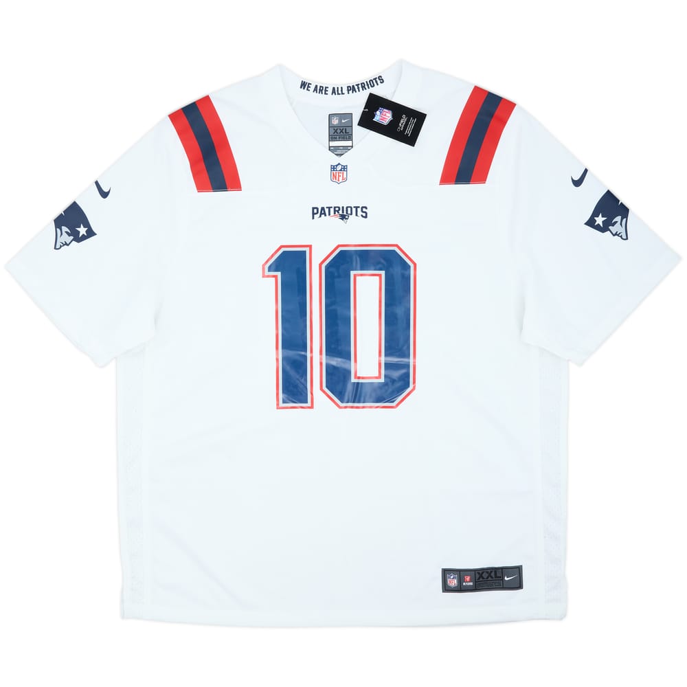 2021-23 New England Patriots Jones #10 Nike Game Away Jersey (XXL)