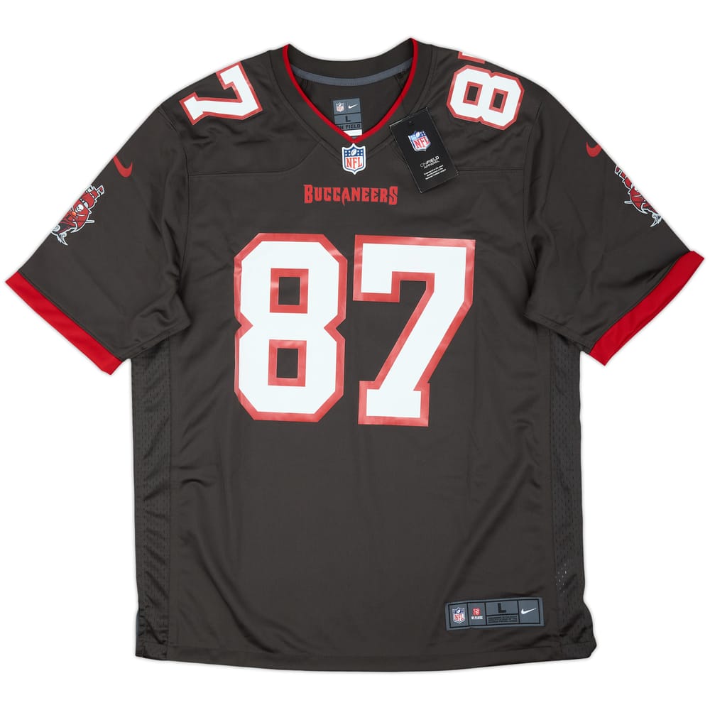 2020-21 Tampa Bay Buccaneers Gronkowski #87 Nike Game Alternate Jersey (L)