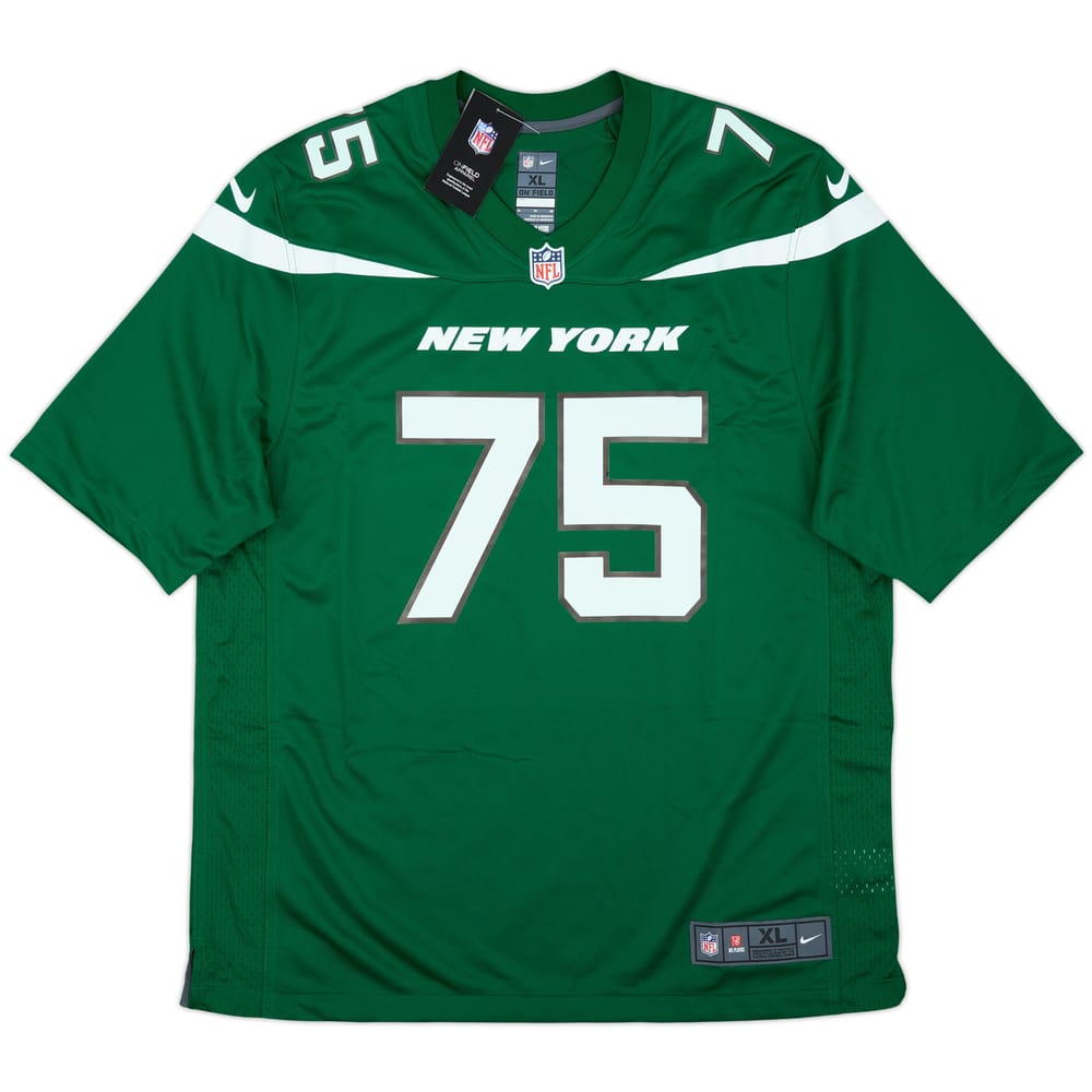 2021-23 New York Jets Vera-Tucker #75 Nike Game Home Jersey (XL)