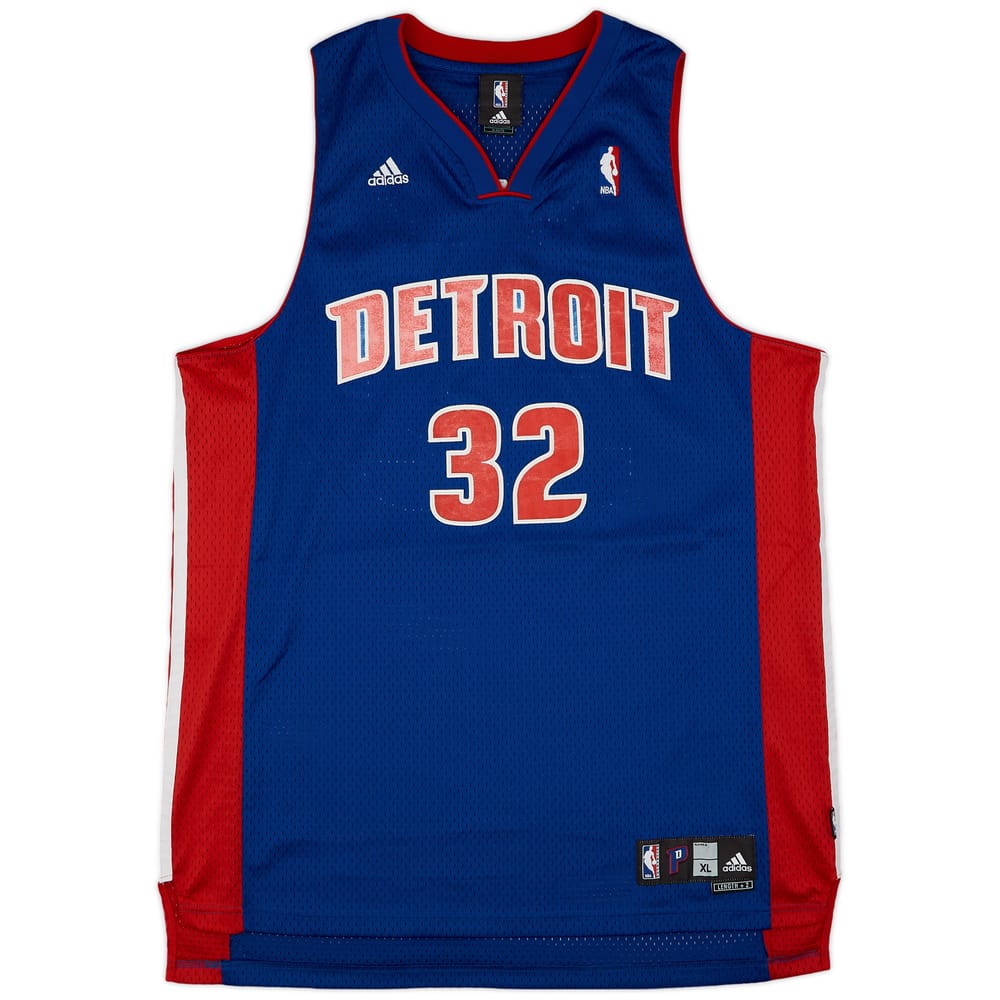 2006-10 Detroit Pistons Hamilton #32 adidas Swingman Away Jersey (Very Good) XL