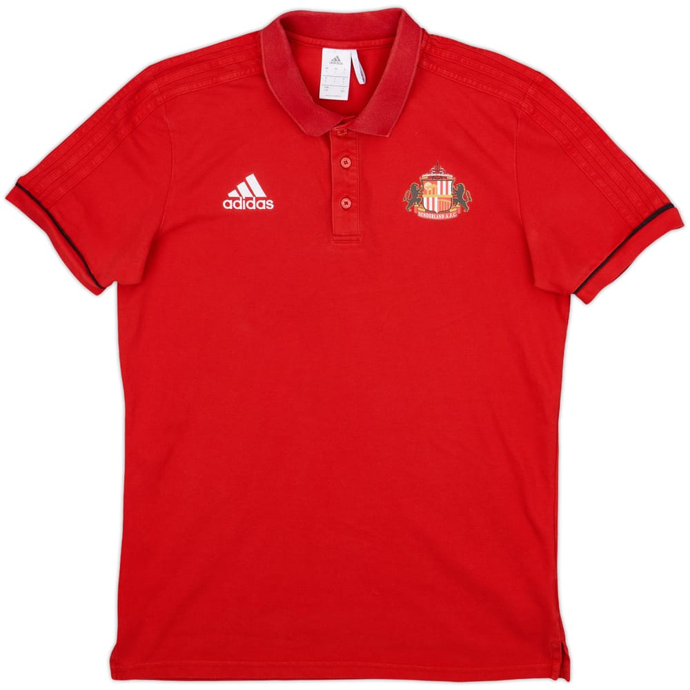 2017-18 Sunderland adidas Polo Shirt - 8/10 - (L)