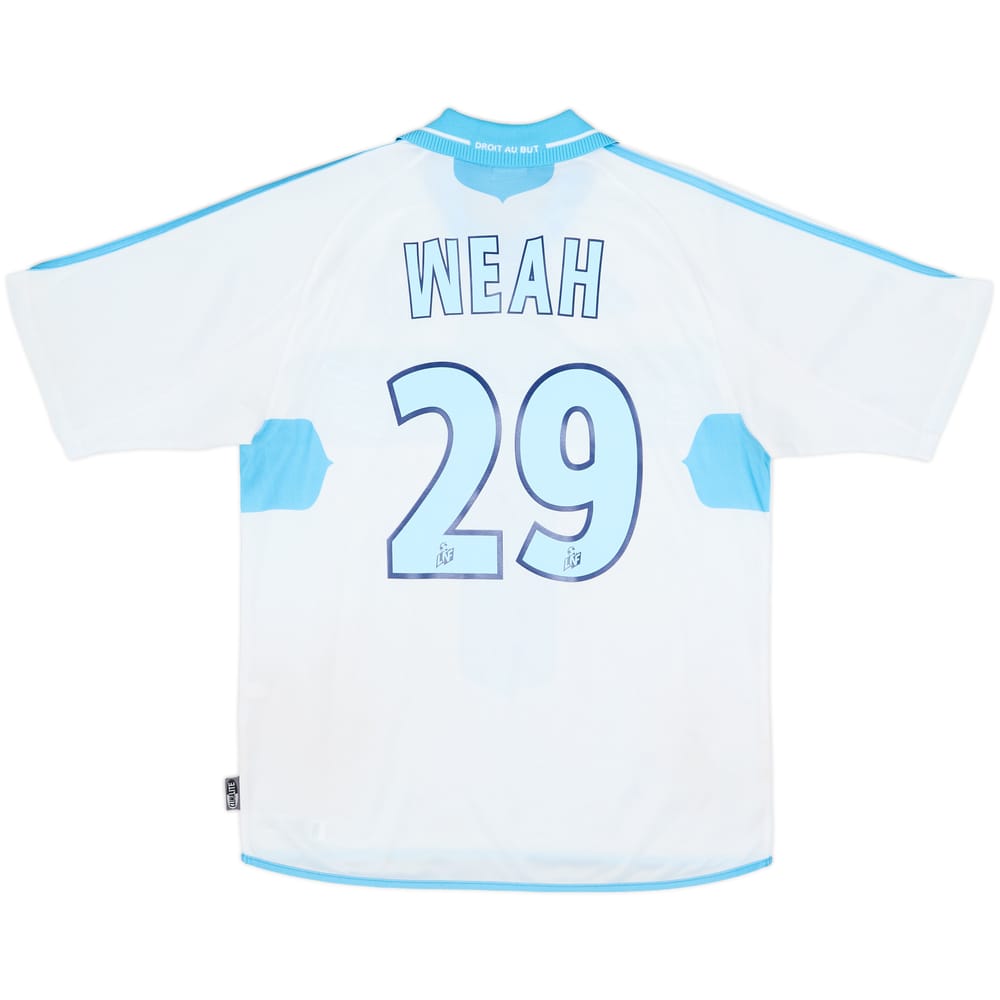 2000-01 Olympique Marseille Home Shirt Weah #29 - 7/10 - (S)