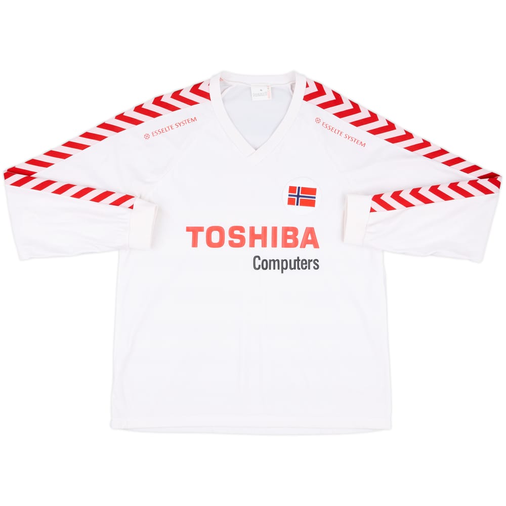 1987 Norway Player Issue Away/Training Shirt #3 (Ahlsen)