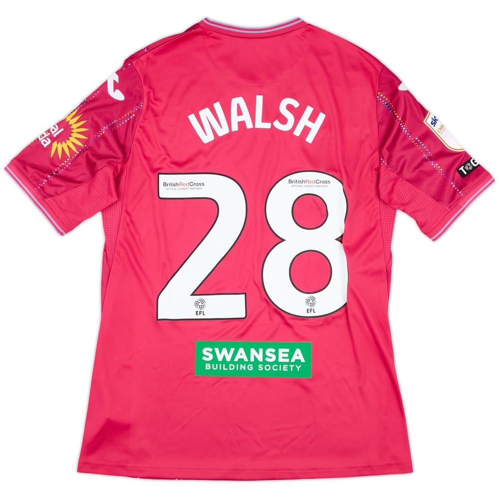 2023-24 Swansea Match Issue Third Shirt Walsh #28