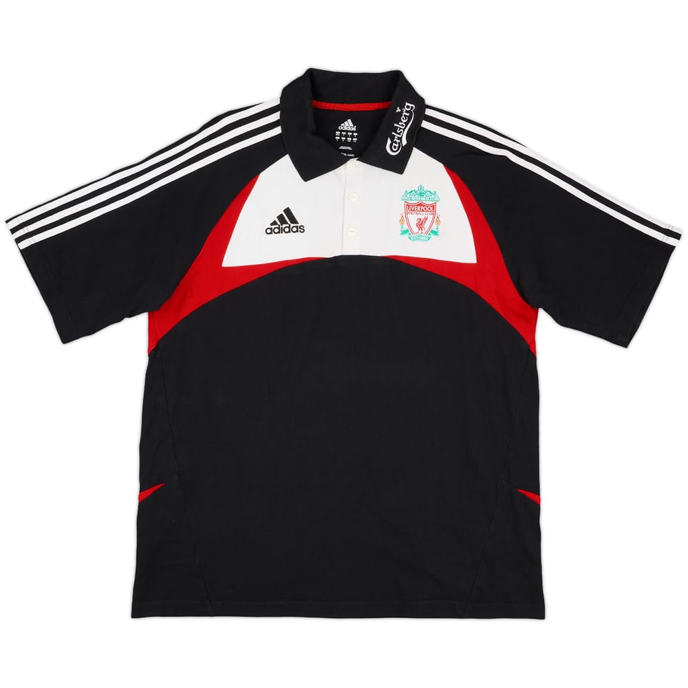 2007-08 Liverpool adidas Polo Shirt - 8/10 - (L)
