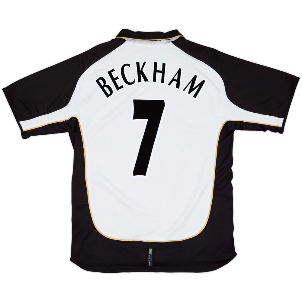 2001-02 Manchester United Centenary Away/Third Shirt Beckham #7 - 5/10 - (L)