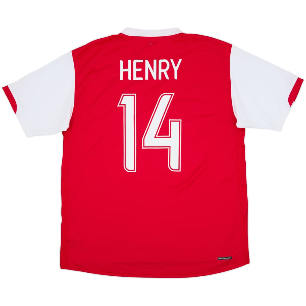 2006-08 Arsenal Home Shirt Henry #14 - 6/10 - (L)
