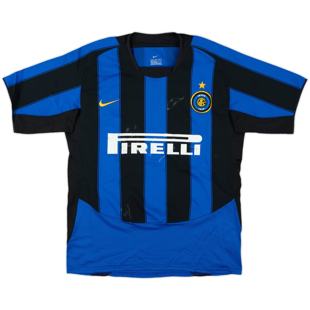 2003-04 Inter Milan Home Shirt - 4/10 - (L.Boys)