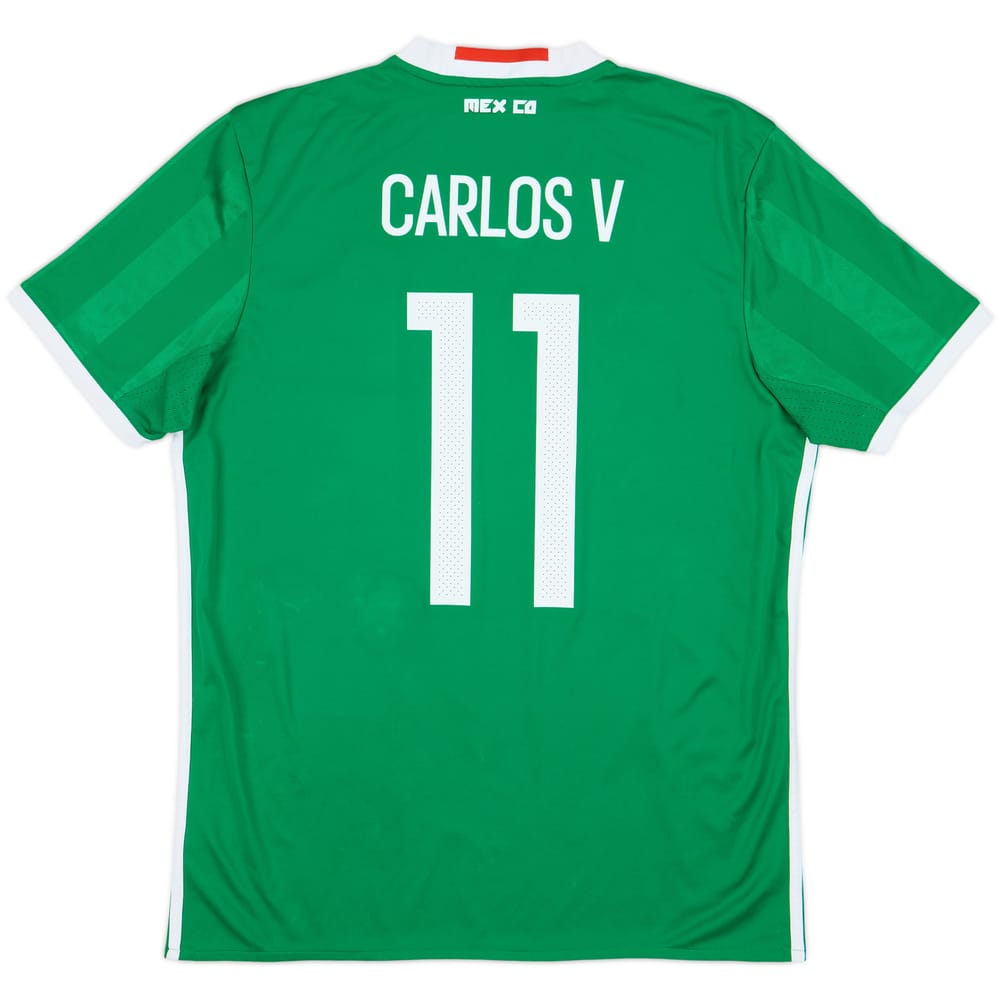 2016-17 Mexico Copa America Home Shirt Carlos V #11 - 7/10 - (L)