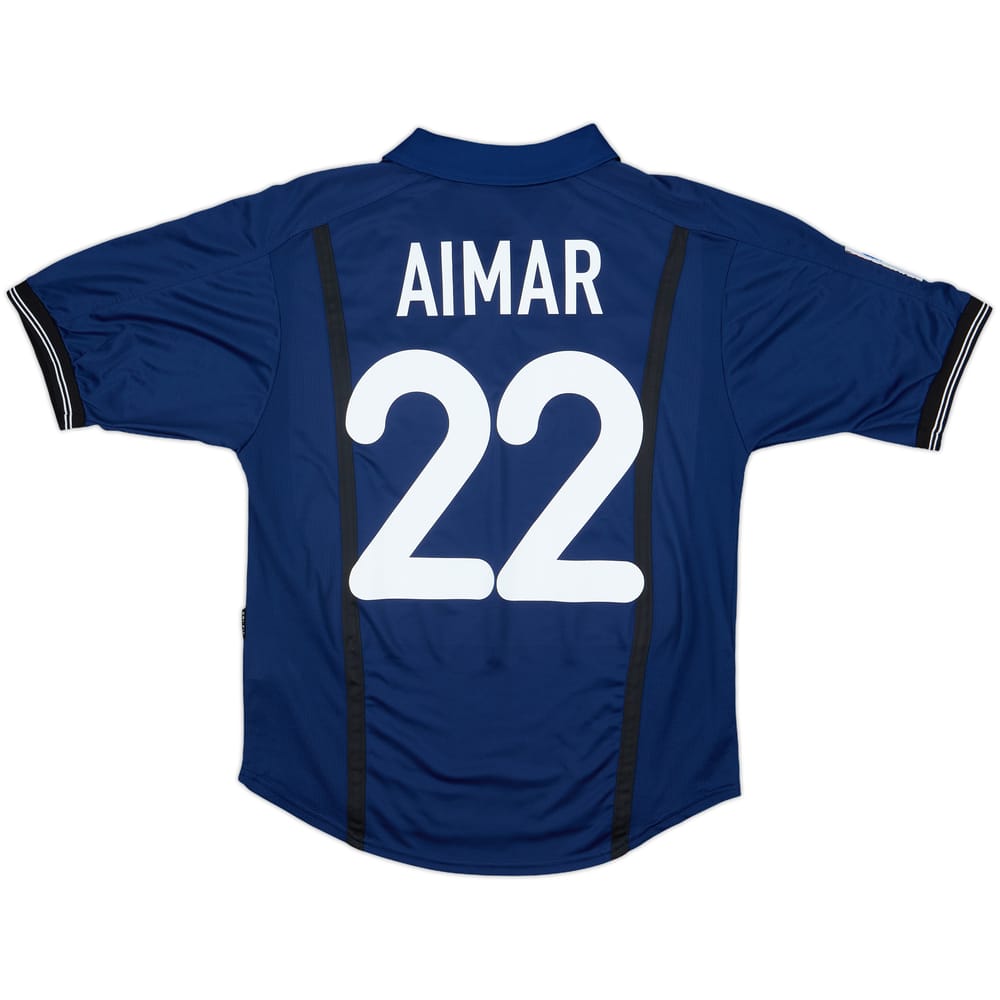 2000-01 Valencia Away Shirt Aimar #22 - 9/10 - (S)