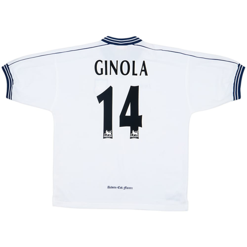 1997-99 Tottenham Home Shirt Ginola #14 - 10/10 - (XL)