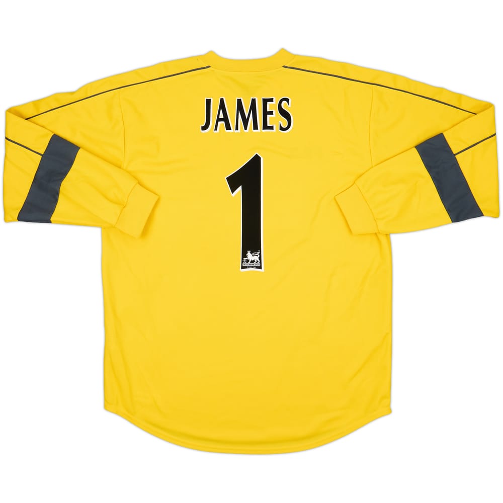 2001-03 West Ham GK Shirt James #1 - 8/10 - (XXL)