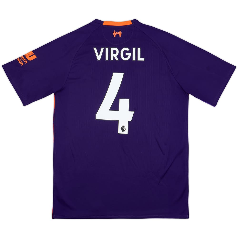 2018-19 Liverpool Away Shirt Virgil #4 - 9/10 - (L)