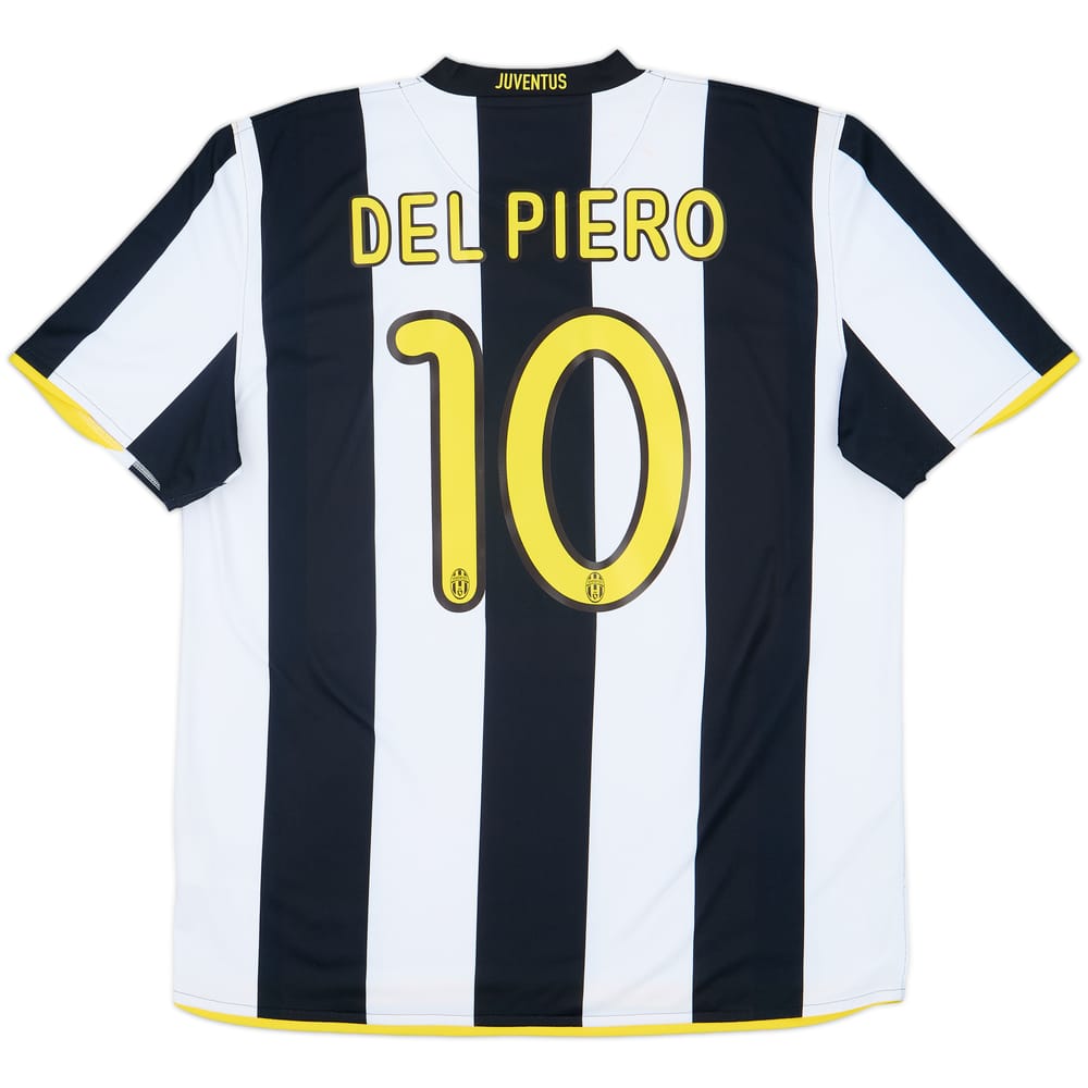 2008-09 Juventus Home Shirt Del Piero #10 - 6/10 - (XL)