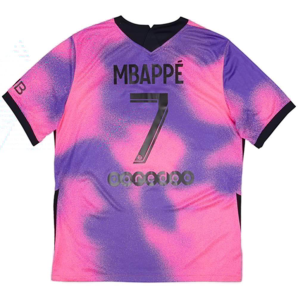 2020-21 Paris Saint-Germain Fourth Shirt Mbappe #7 - 9/10 - (L)