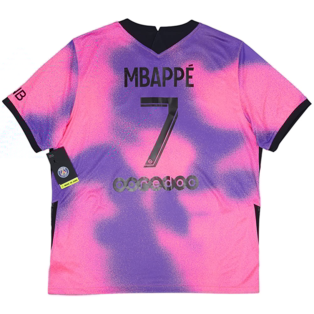 2020-21 Paris Saint-Germain Fourth Shirt Mbappe #7 (XL)