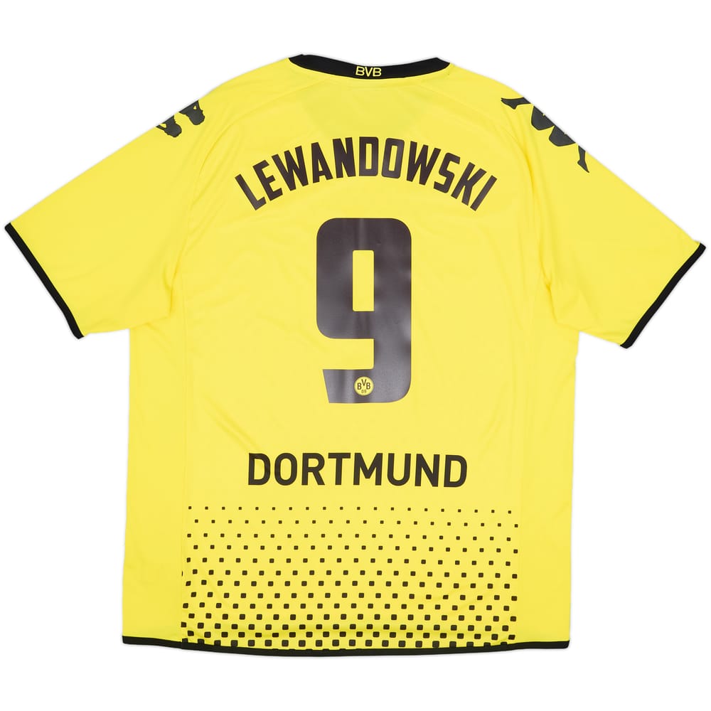 2011-12 Borussia Dortmund Home Shirt Lewandowksi #9 - 8/10 - (XXL)