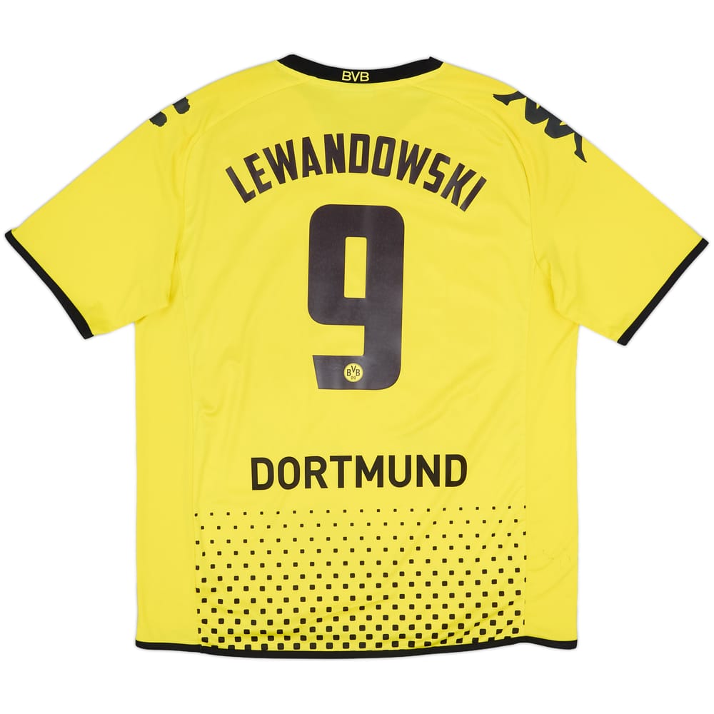 2011-12 Borussia Dortmund Home Shirt Lewandowksi #9 - 9/10 - (XXL)
